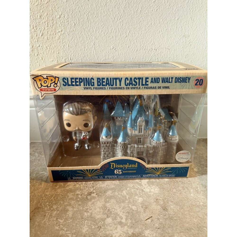 Funko Pop Disneyland 65th Anniversary Sleeping Beauty Castle and Walt Disney NEW